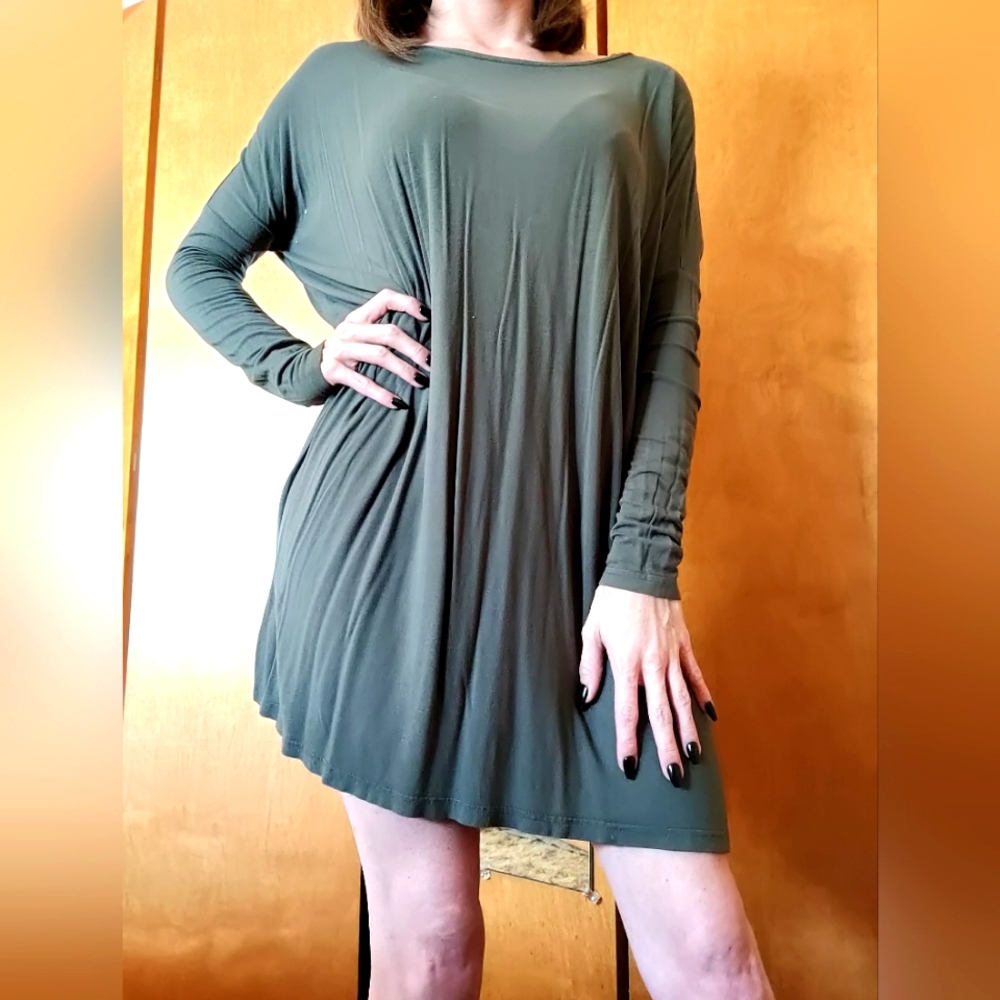 Dark Green Piko Tunic